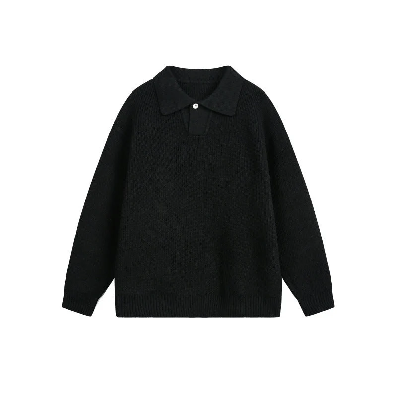 Damen Grobstrick-Polo mit Kentkragen und Oversize-Silhouette Nord Taschen