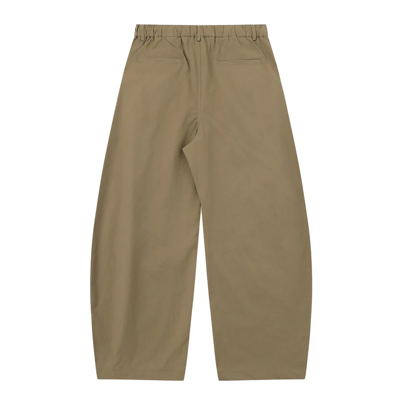 Damen High-Waist Cropped-Cargo-Hose mit abgesteppten Paneelen und Tunnelzug Nord Taschen