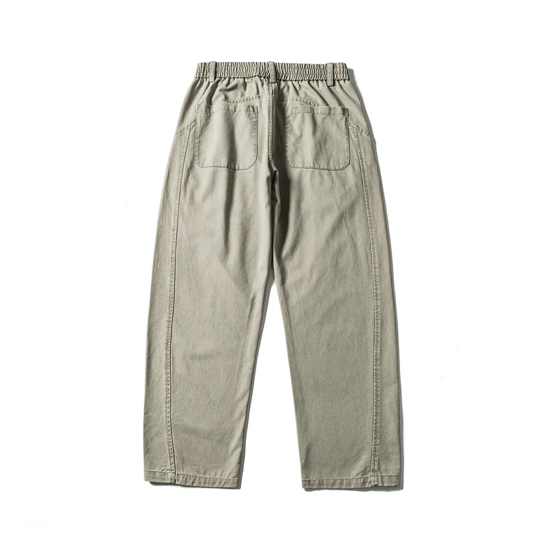 Damen High‑Waist Relaxed‑Fit Utility‑Hose mit Nahtpaneelen und elastischem Bund Nord Taschen