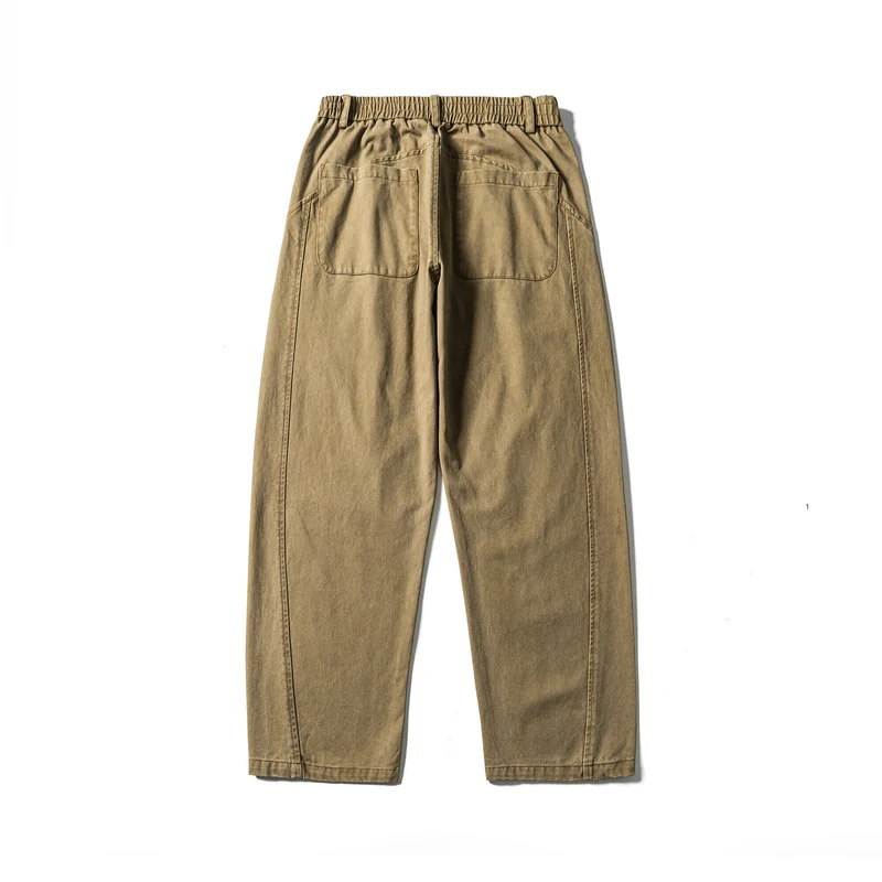Damen High‑Waist Relaxed‑Fit Utility‑Hose mit Nahtpaneelen und elastischem Bund Nord Taschen