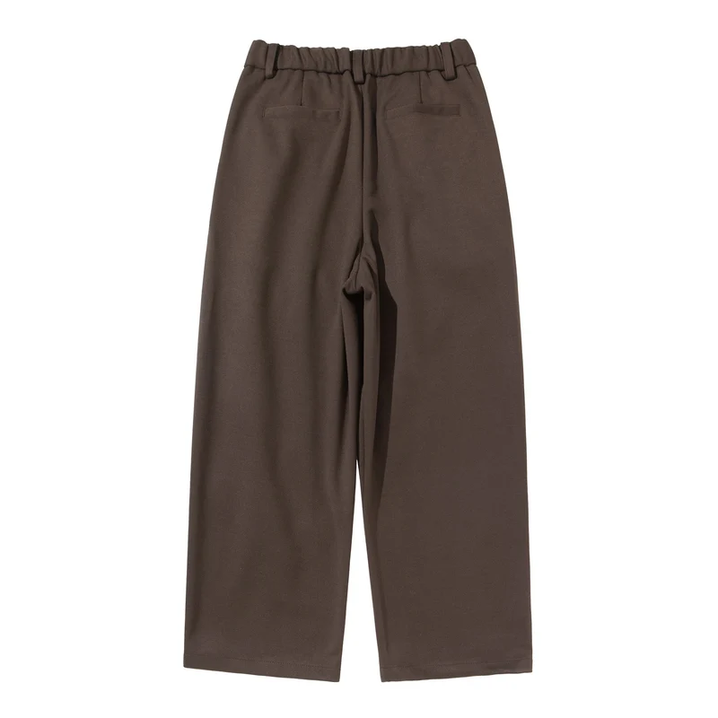 Damen Hochtaillierte Culotte-Hose mit Bundfalten und elastischem Rückenteil Nord Taschen