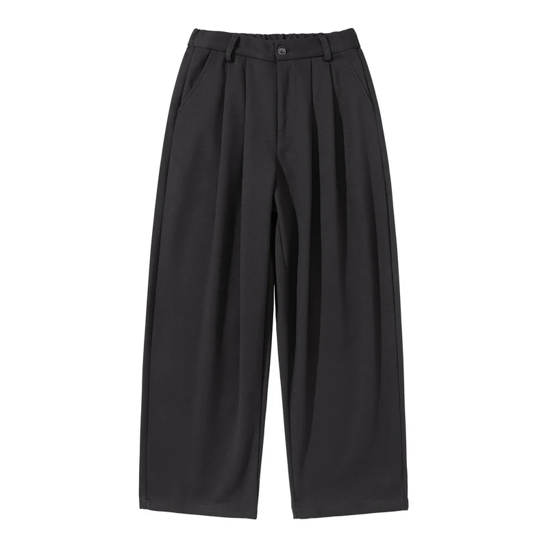Damen Hochtaillierte Culotte-Hose mit Bundfalten und elastischem Rückenteil Nord Taschen
