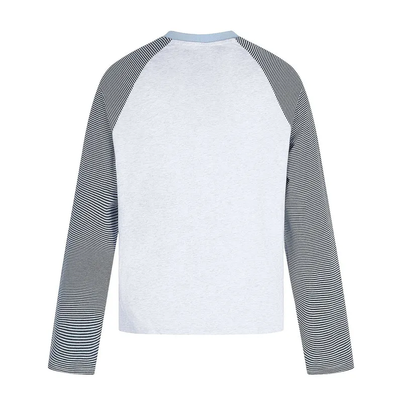 Damen Langarmshirt mit Raglanärmeln und Einhorn-Print Nord Taschen