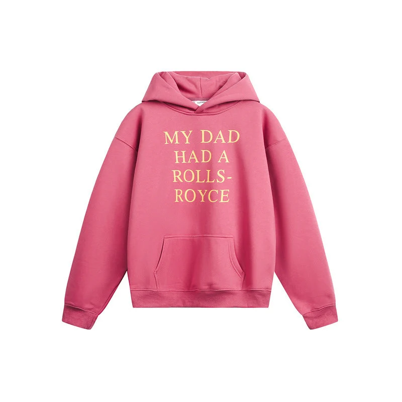 Damen Kapuzenpullover mit Statement-Print und Oversize-Schnitt Nord Taschen