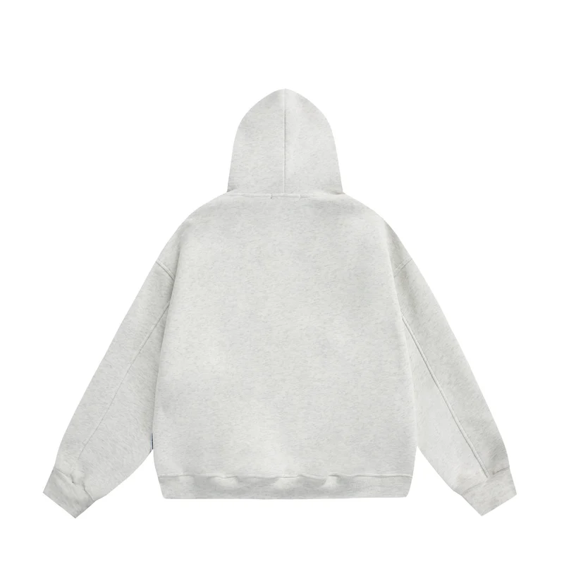 Damen Oversize-Kapuzenpullover mit Strassapplikationen und Relaxed-Schnitt Nord Taschen