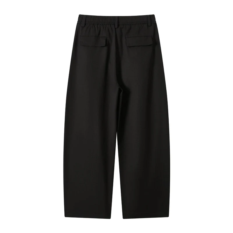 Damen weite Culotte-Hose mit elastischem Bund und Tunnelzug Nord Taschen