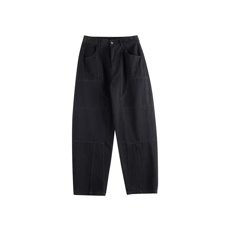 Damen Relaxed-Fit Workwear-Hose mit hoher Leibhöhe und aufgesetzten Taschen Nord Taschen