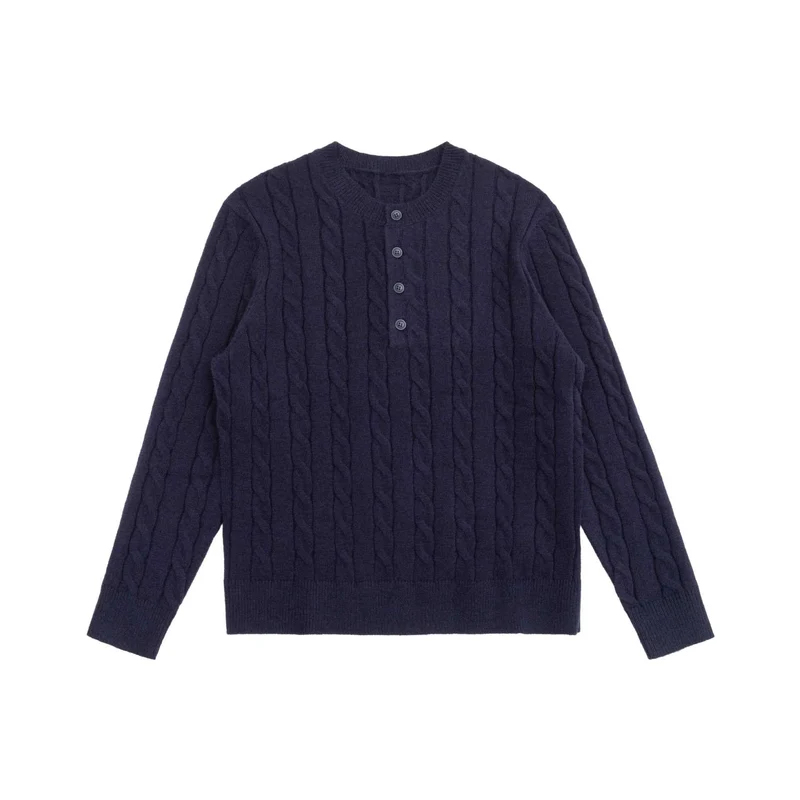 Damen Strick-Cardigan mit Zopfmuster und Rundhalsausschnitt Nord Taschen