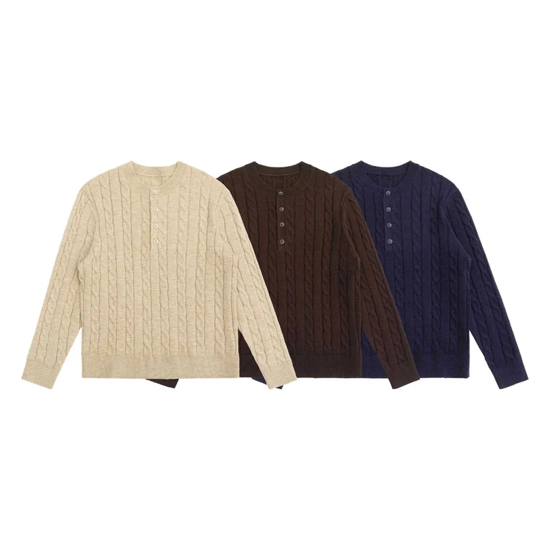 Damen Strick-Cardigan mit Zopfmuster und Rundhalsausschnitt Nord Taschen