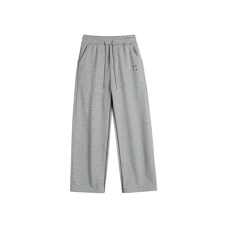 Damen Sweathose mit weitem Bein, elastischem Bund und Tunnelzug Nord Taschen