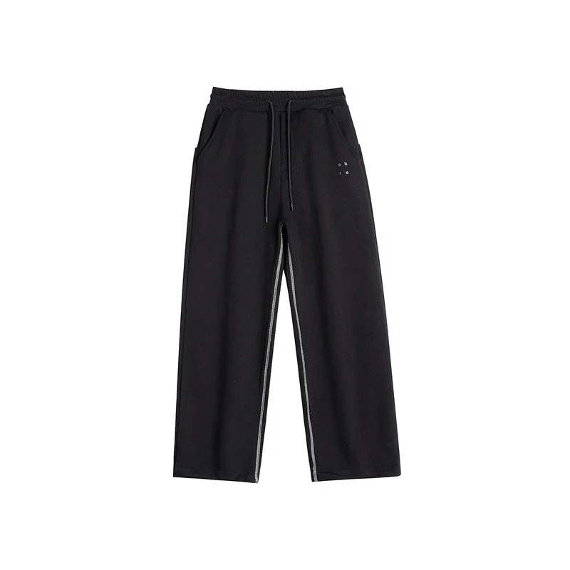 Damen Sweathose mit weitem Bein, elastischem Bund und Tunnelzug Nord Taschen