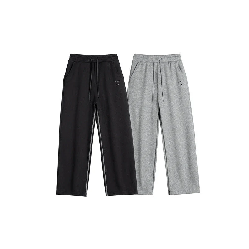 Damen Sweathose mit weitem Bein, elastischem Bund und Tunnelzug Nord Taschen