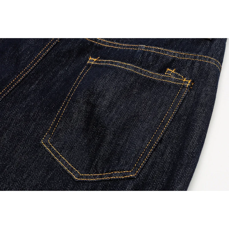 Damen Weite High‑Waist Jeanshose mit Ballon‑Silhouette und seitlichen Zierknöpfen Nord Taschen