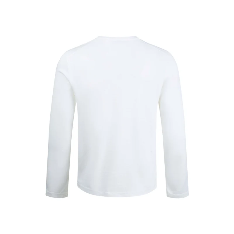 Herren Feines Longsleeve-Henley mit kurzem Knopfverschluss und Raglanärmeln Nord Taschen