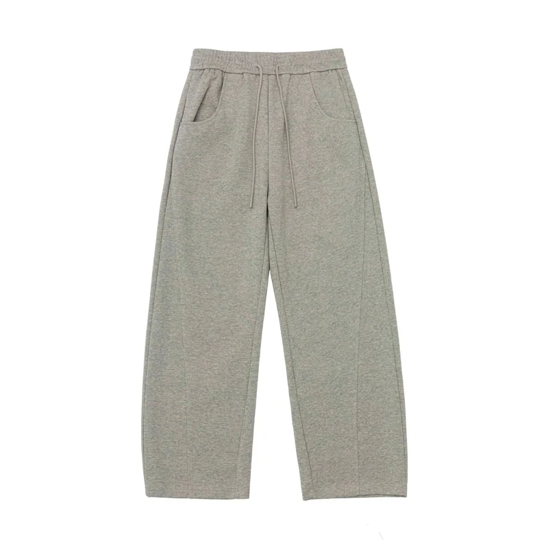 Damen Locker geschnittene Sweat-Culotte mit Tunnelzugbund und Faltennaht Nord Taschen