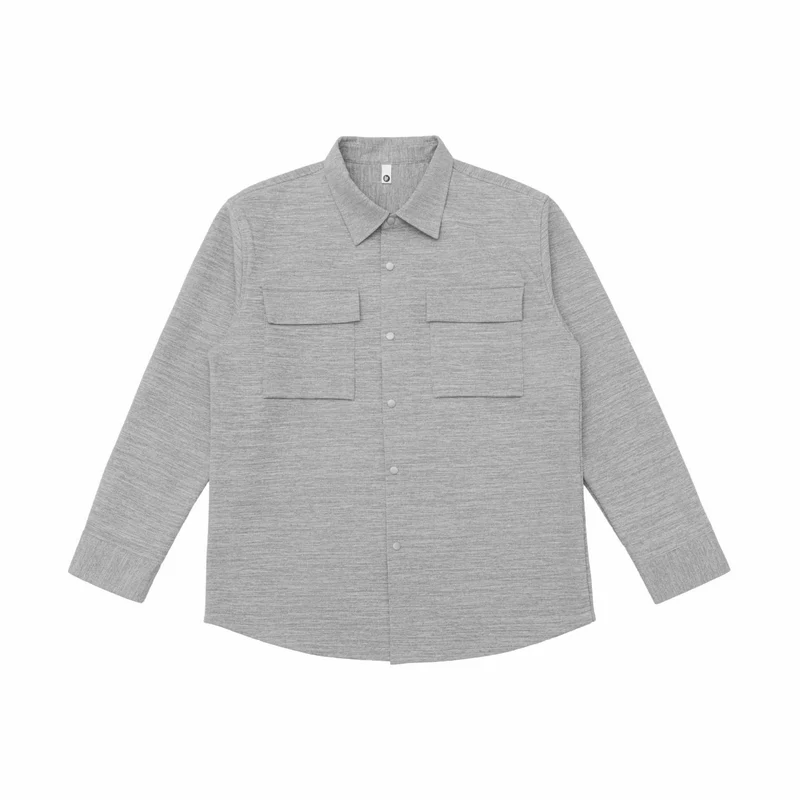 Damen Overshirt-Jacke mit Pattentaschen und verdeckter Druckknopfleiste Nord Taschen