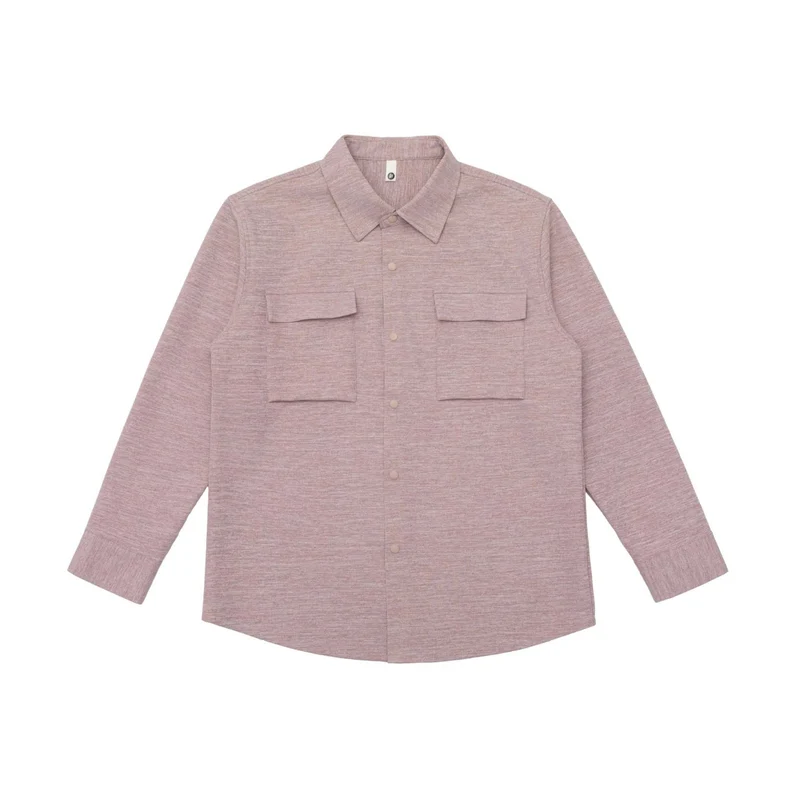 Damen Overshirt-Jacke mit Pattentaschen und verdeckter Druckknopfleiste Nord Taschen