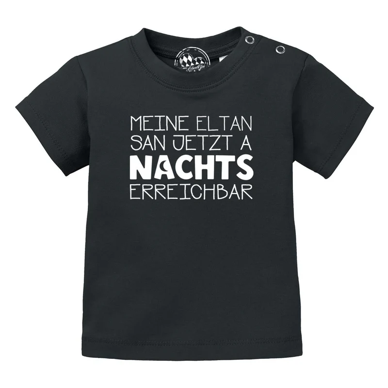Baby T-Shirt "Nachts erreichbar!"