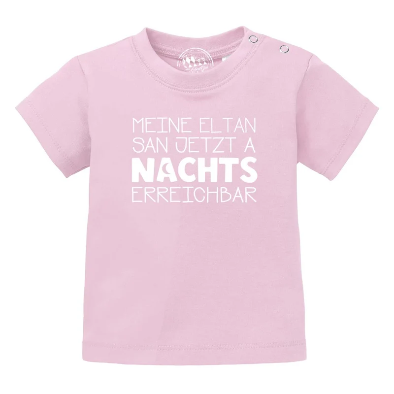Baby T-Shirt "Nachts erreichbar!"