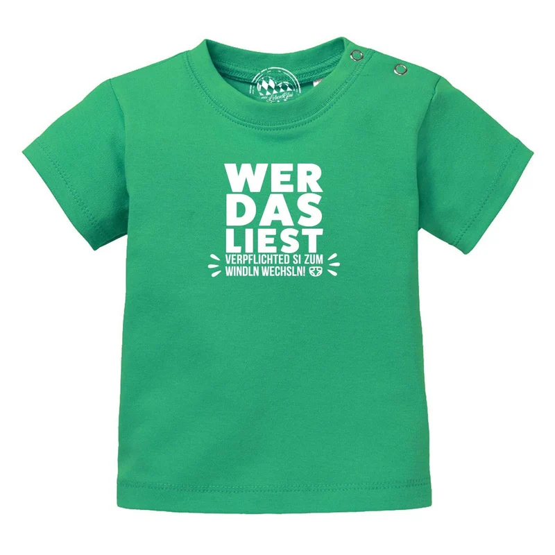 Baby T-Shirt "Windln wechsln!"