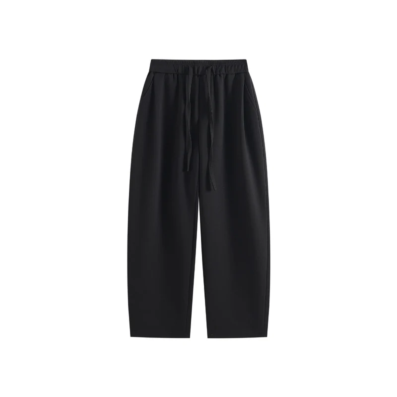 Damen Weite Jogginghose aus Baumwollmischung mit elastischem Kordelbund Nord Taschen