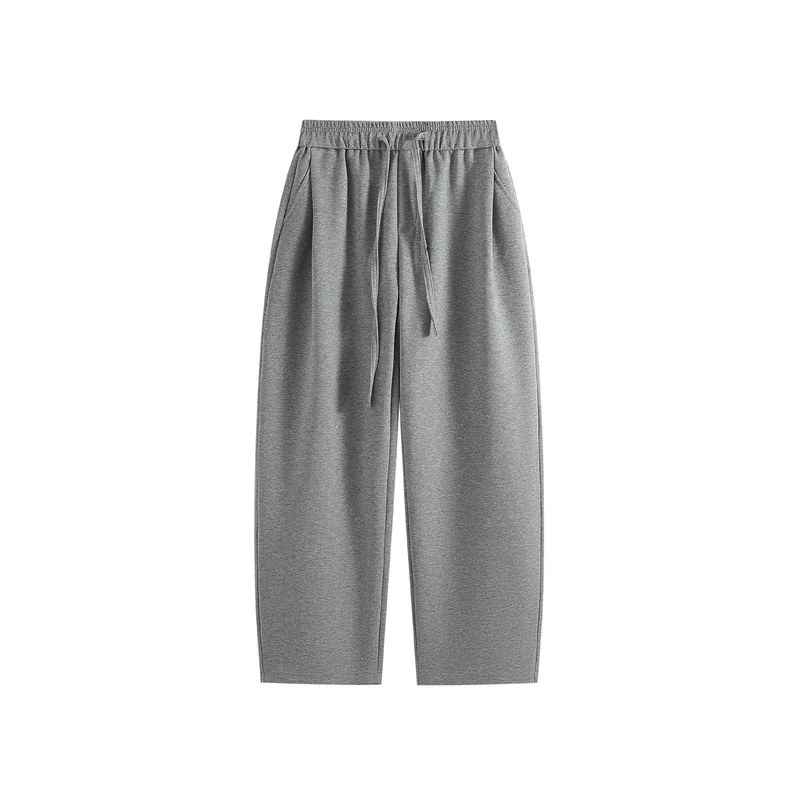 Damen Weite Jogginghose aus Baumwollmischung mit elastischem Kordelbund Nord Taschen