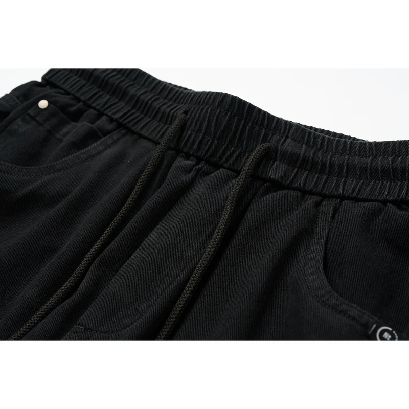 Damen Weite Relaxed-Hose mit elastischem Bund, Kordelzug und Eingrifftaschen Nord Taschen