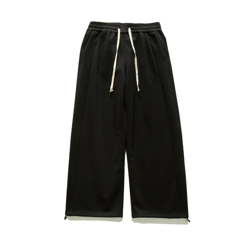 Damen Weite Sweat-Culotte mit Kordelzug, Ziernähten und verstellbarem Saum Nord Taschen