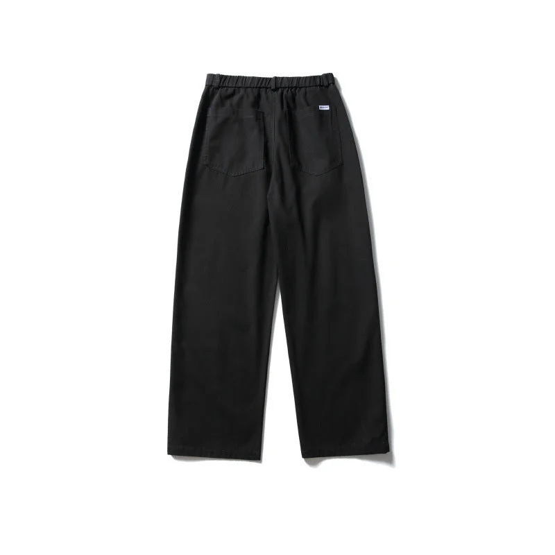 Damen Weite Utility-Cargohose mit elastischem Bund und aufgesetzten Fronttaschen Nord Taschen
