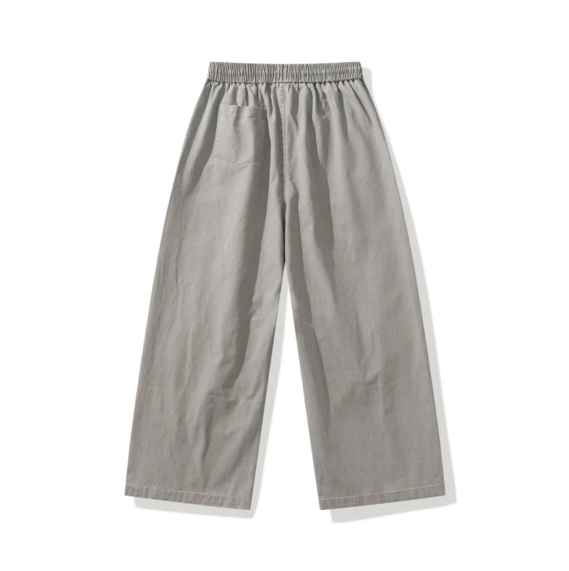 Damen weite Cargo-Hose mit elastischem Bund und Tunnelzug Nord Taschen