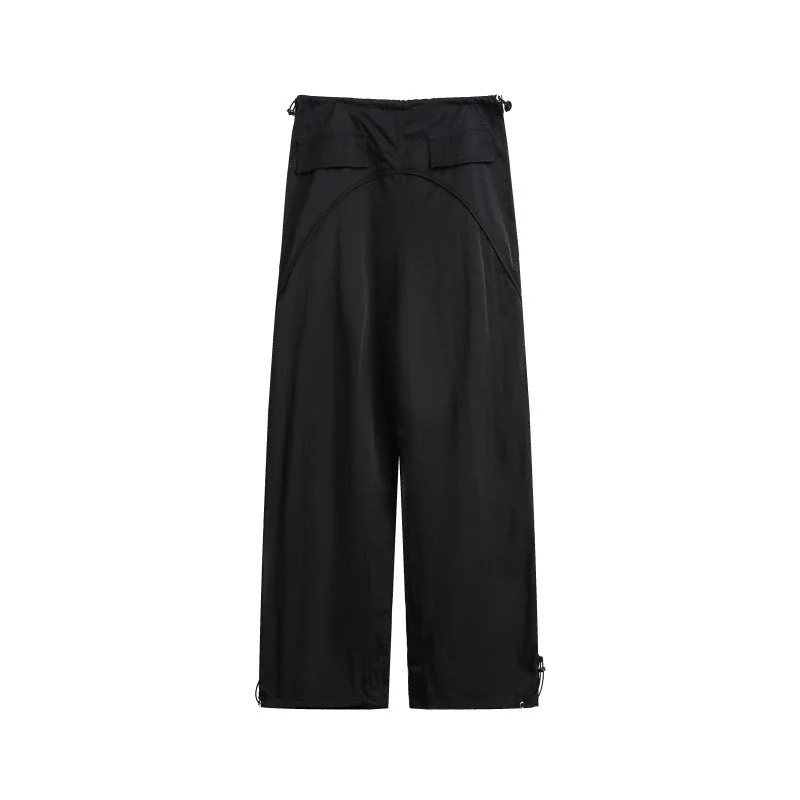 Damen weite Cargo-Hose mit Kordelzugbund und verstellbaren Saum Nord Taschen