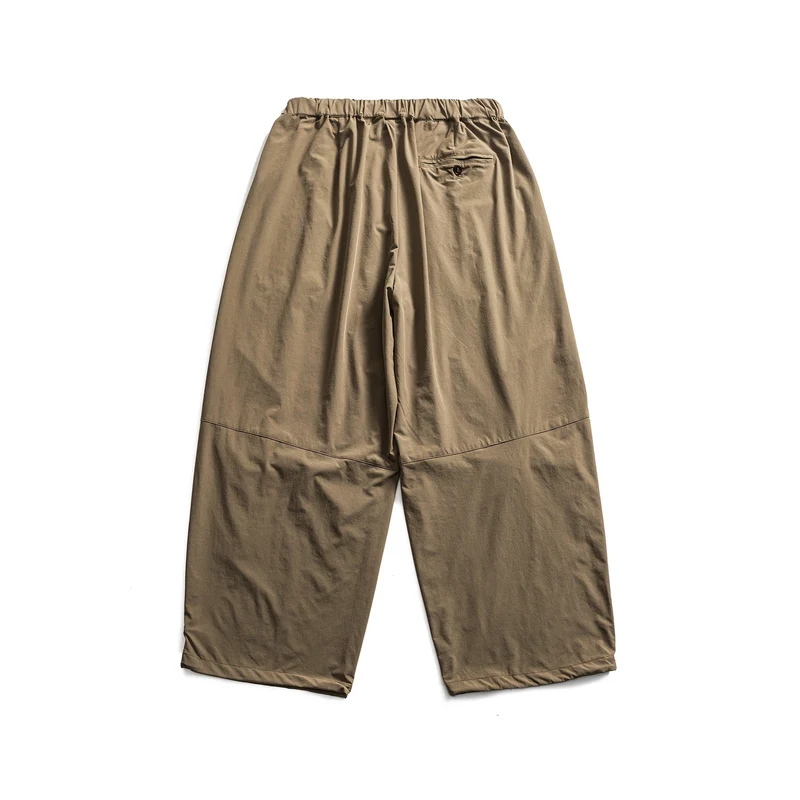 Damen Weite Cropped-Cargo-Culotte mit Tunnelzugbund und Falten-Detail Nord Taschen