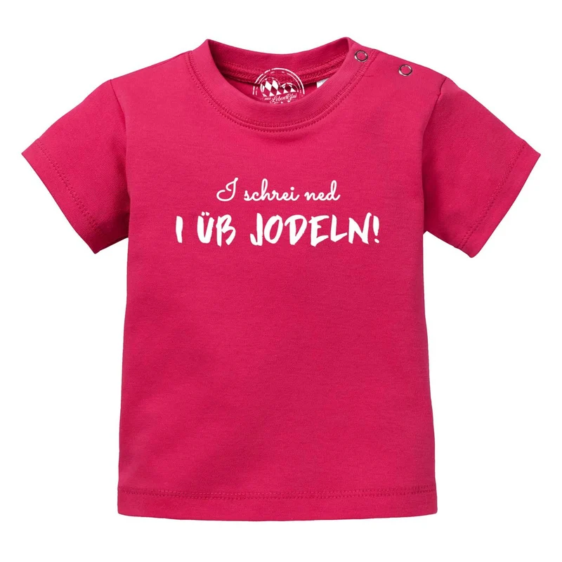 Baby T-Shirt "I üb jodeln"