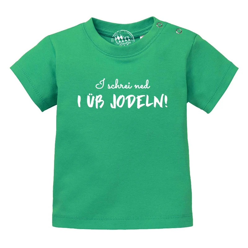 Baby T-Shirt "I üb jodeln"