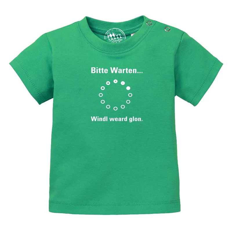 Baby T-Shirt "Bitte wartn…"