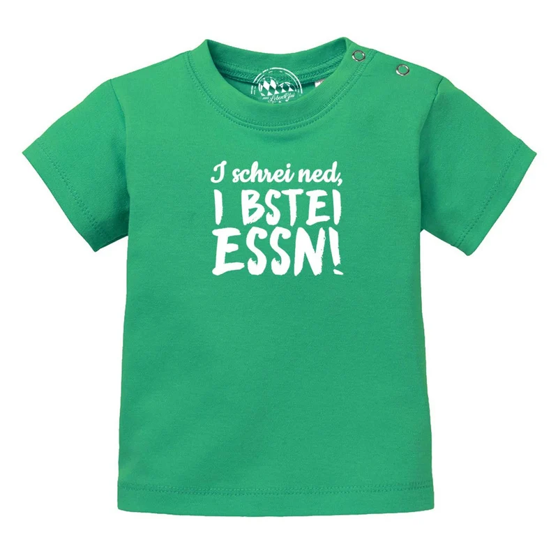 Baby T-Shirt "I bstei Essn…"