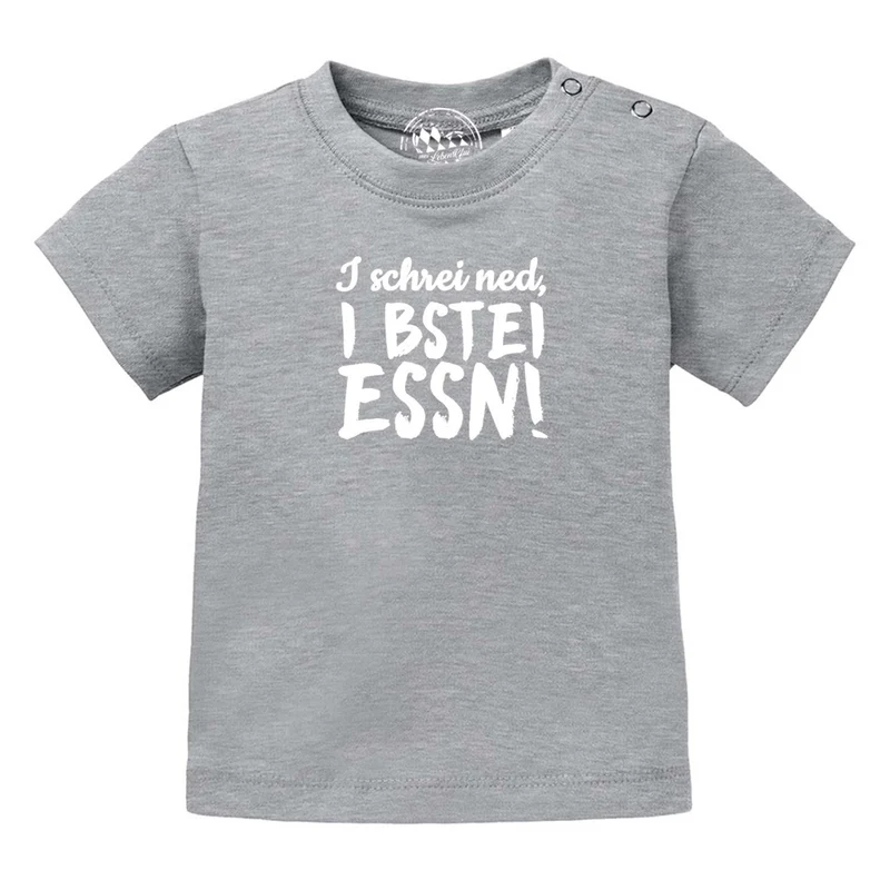 Baby T-Shirt "I bstei Essn…"