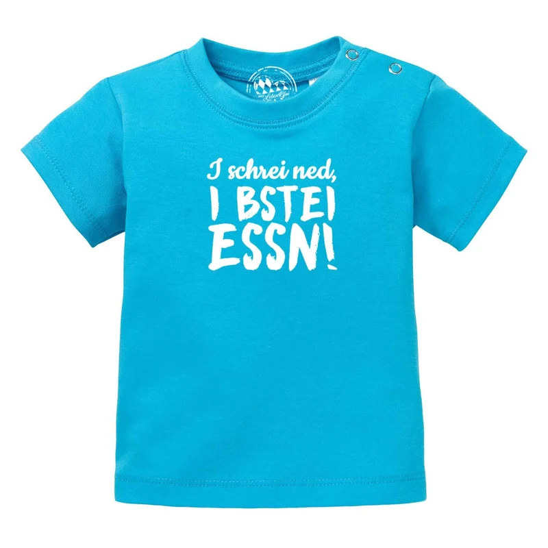 Baby T-Shirt "I bstei Essn…"