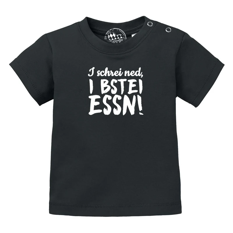 Baby T-Shirt "I bstei Essn…"