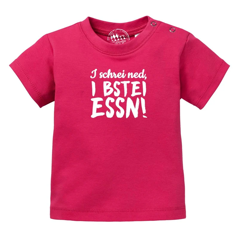 Baby T-Shirt "I bstei Essn…"