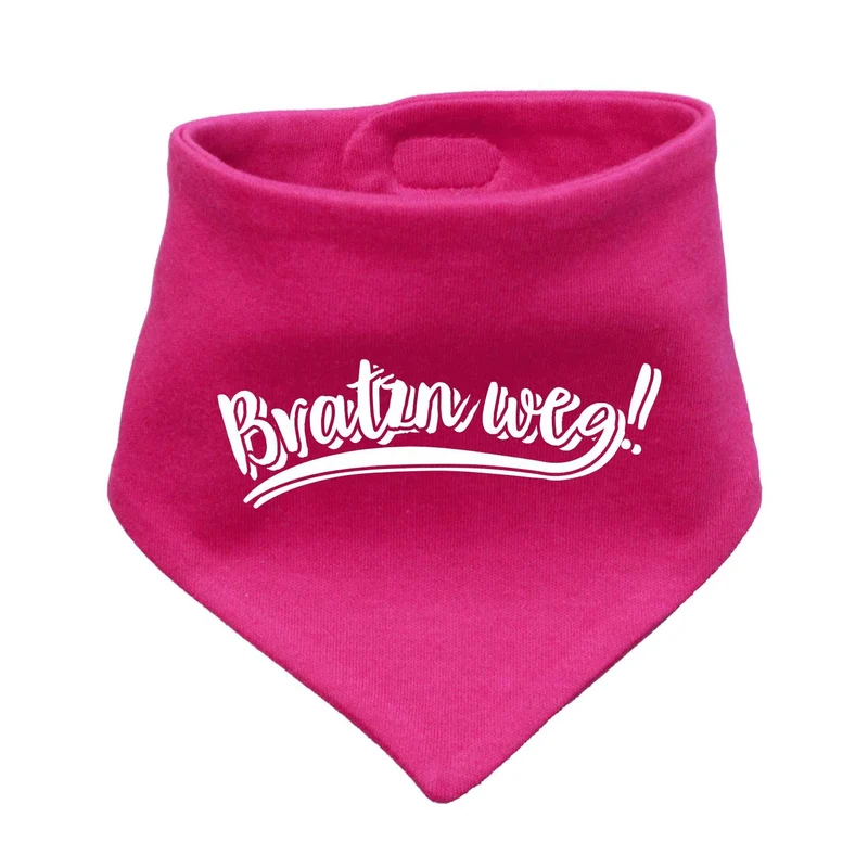 Bayerisches Babyhalstuch "Bratzn weg!"