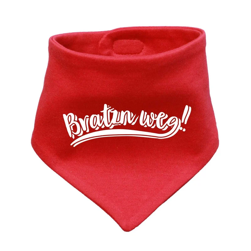Bayerisches Babyhalstuch "Bratzn weg!"