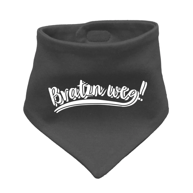 Bayerisches Babyhalstuch "Bratzn weg!"