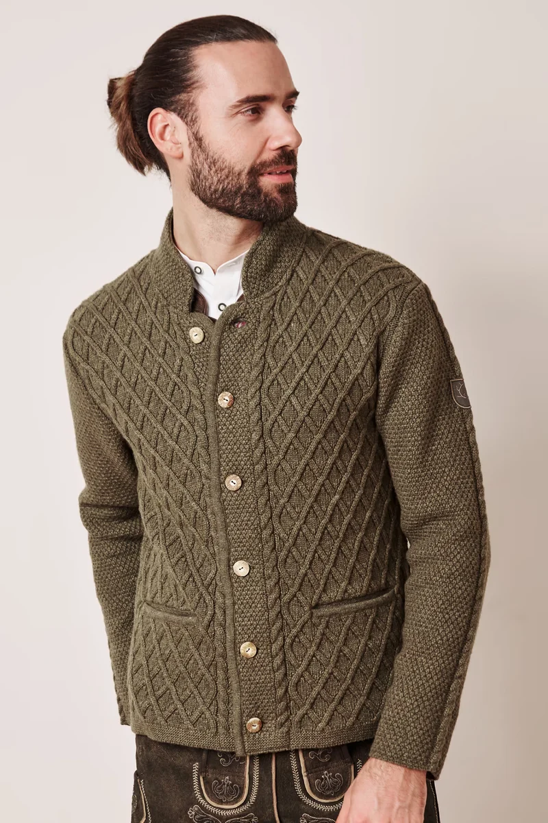 Herren Jacke - JONATHAN - Krüger Buam - 971165-000-0057 - Strickjacke - Trachtenjacke