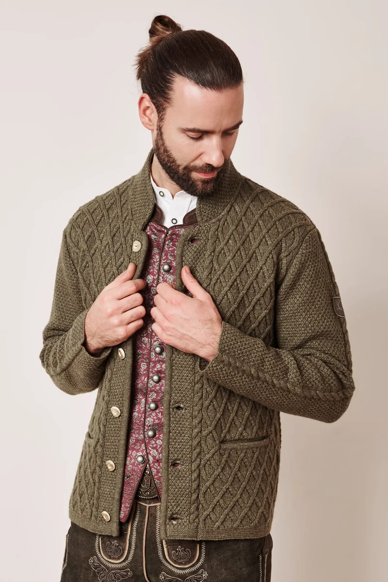 Herren Jacke - JONATHAN - Krüger Buam - 971165-000-0057 - Strickjacke - Trachtenjacke