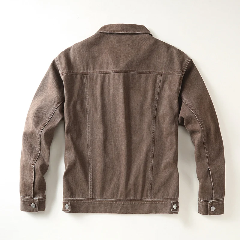 Herren Jeansjacke mit klassischem Schnitt und leichtem Vintage-Wash Nord Taschen