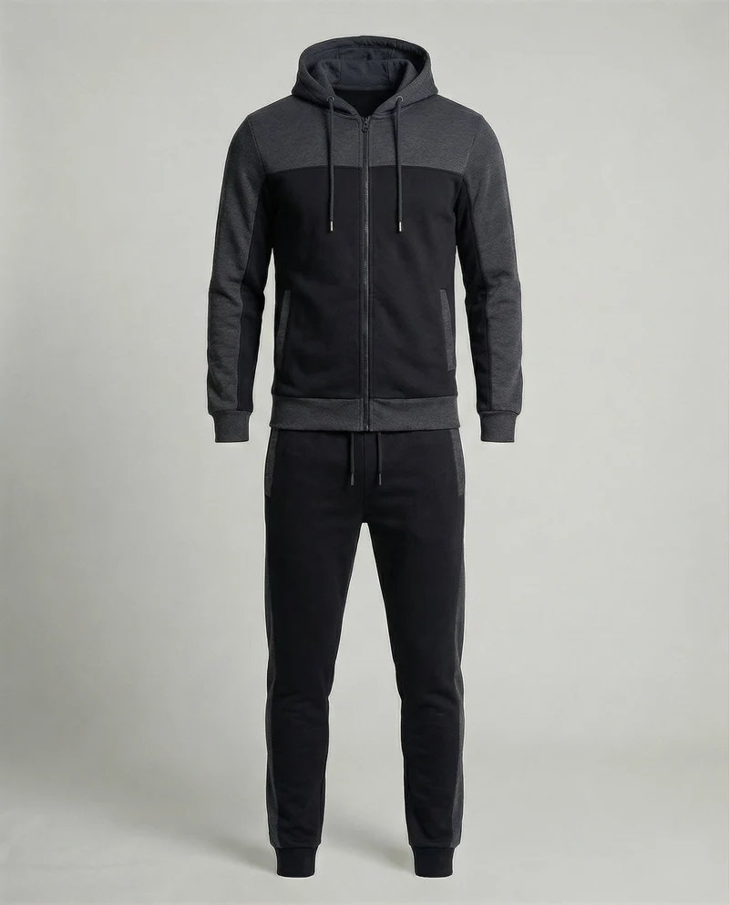 Herren Sportlicher Jogginganzug Slim Fit