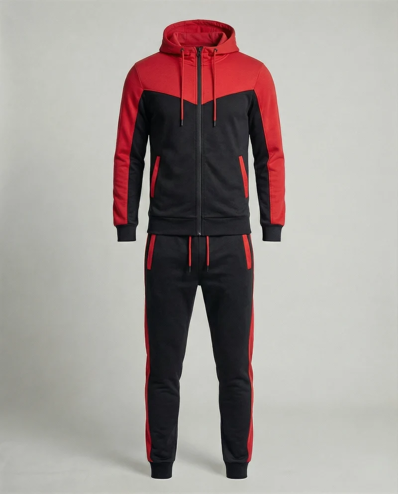Herren Sportlicher Jogginganzug Slim Fit