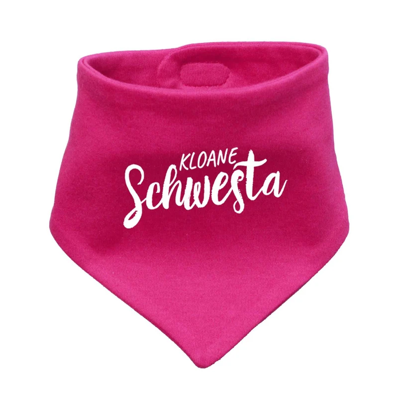 Bayerisches Babyhalstuch "Kloane Schwesta"