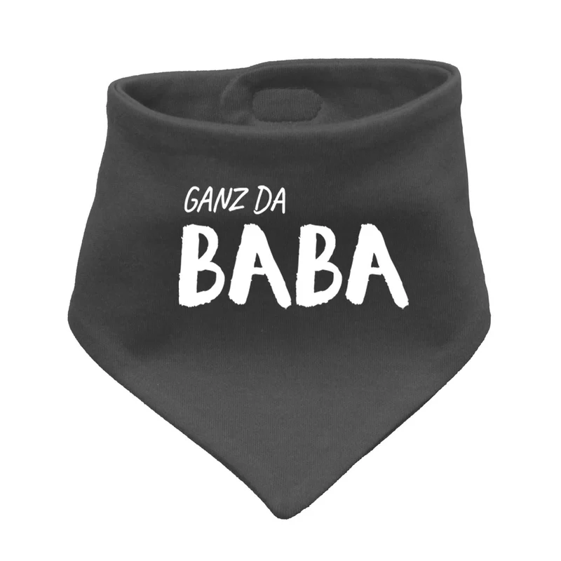 Bayerisches Babyhalstuch "Ganz da Baba!"